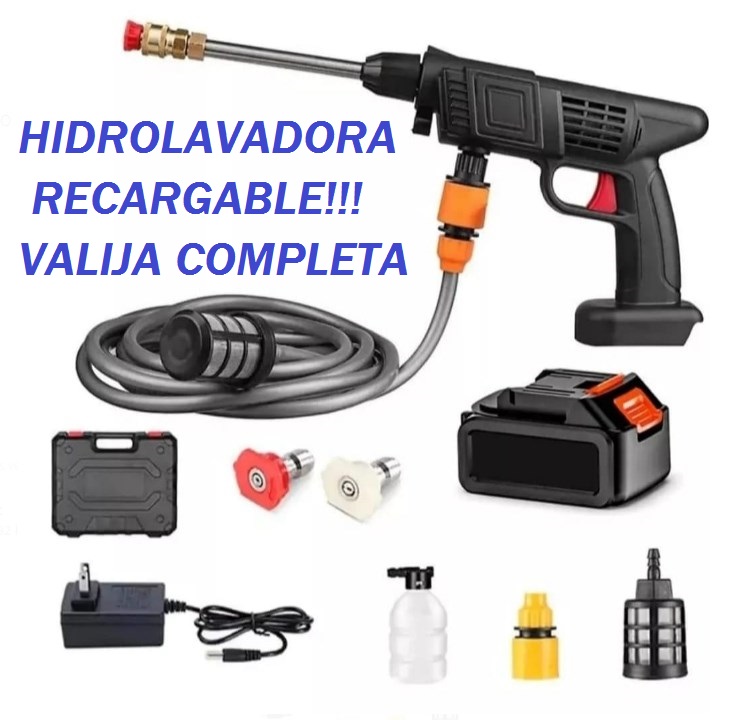 HIDROLAVADORA INALAMBRICA 8106 RECRGABLE VALIJA