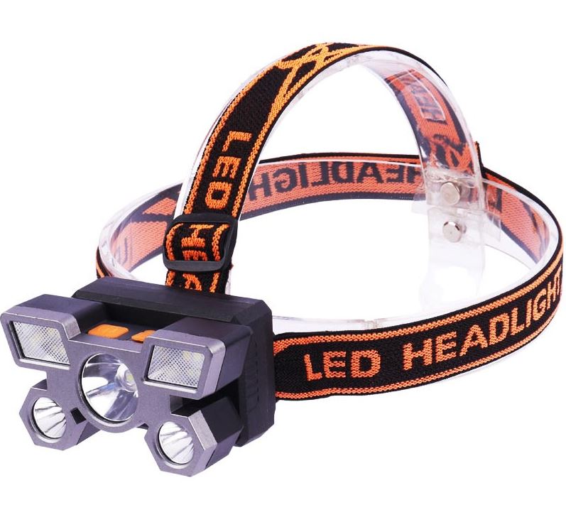 LINTERNA MINERA 5 LED RECARGABLE HD400