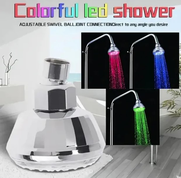 DUCHA CON LUCES 8CMS !