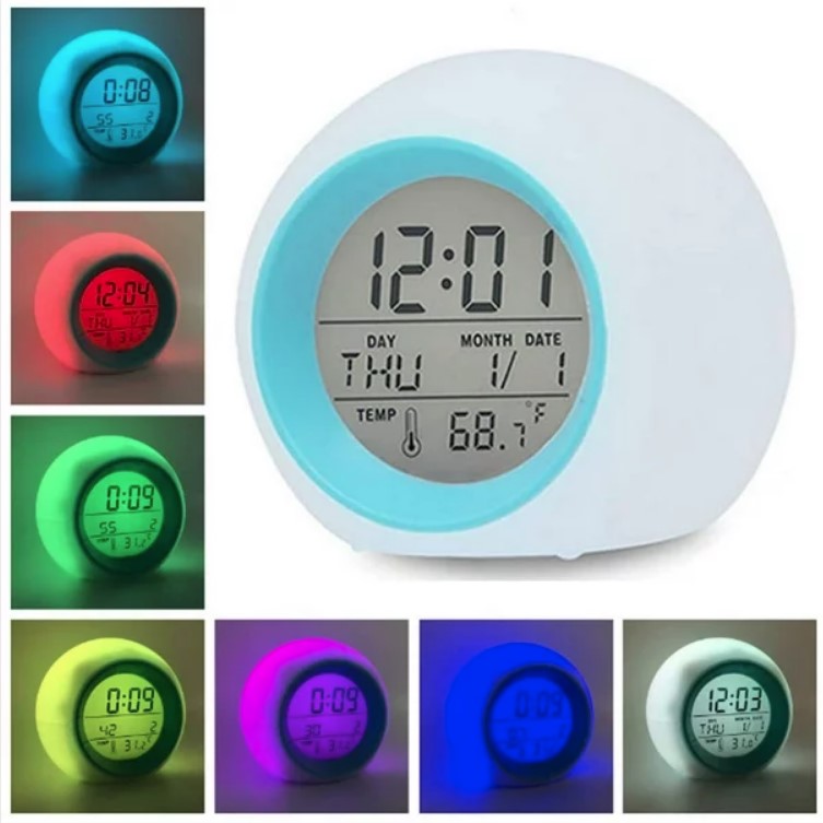 RELOJ DESPERTADOR BOLITA C LUCES SONIDO - BS AS