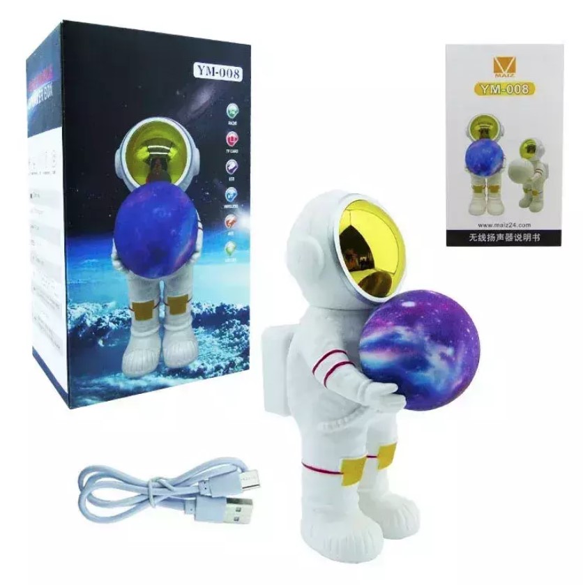 PARLANTE ASTRONAUTA C BOLA LUZ !