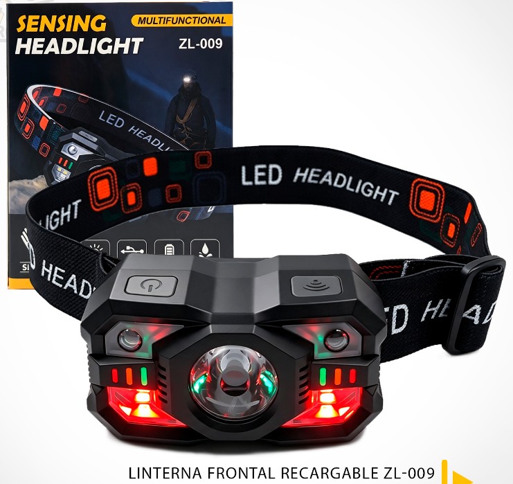 LINTERNA MINERA 5 LED RECARGABLE