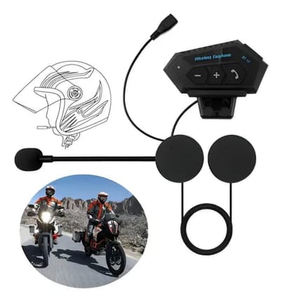 Auricular Intercomunicador Inalambrico Para Moto