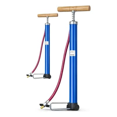Inflador Pintado Azul Sin Bomba
