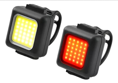 Luz Cuadrada Doble Recargable En Caja