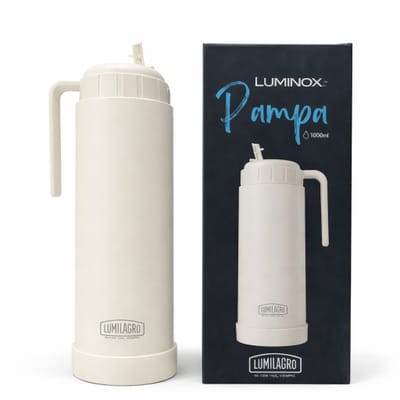 TERMO ACERO PAMPA BLANCO 1000 ML