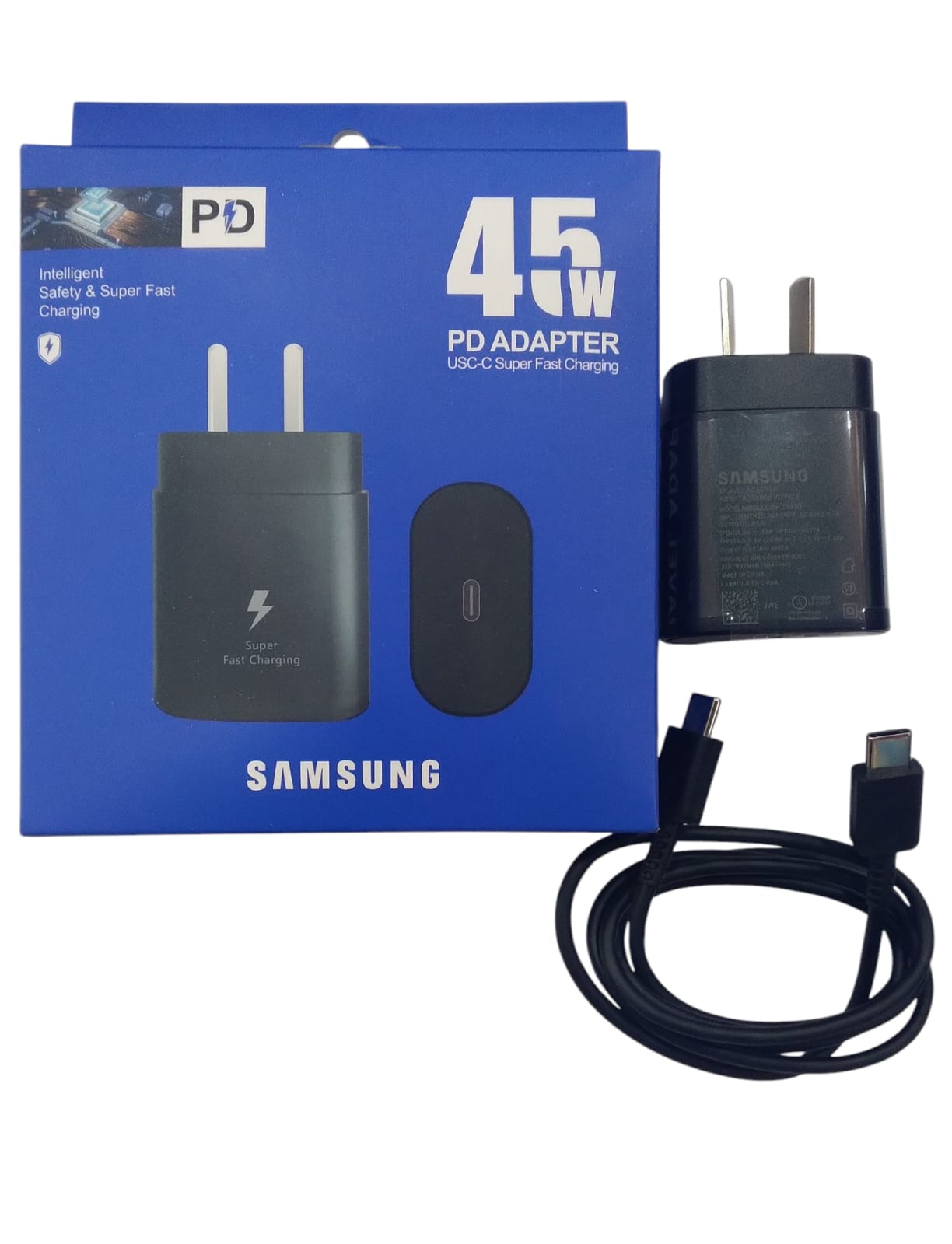 CARGADOR SAMSUNG TIPOC 45W T.C Azul