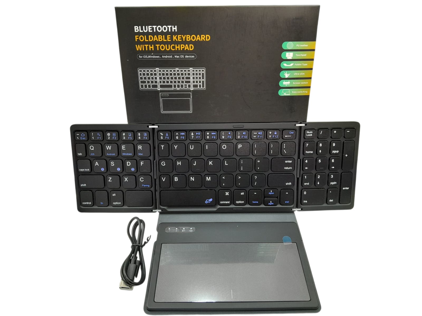 TECLADO PEGABLE CON PANEL TACTIL BTW