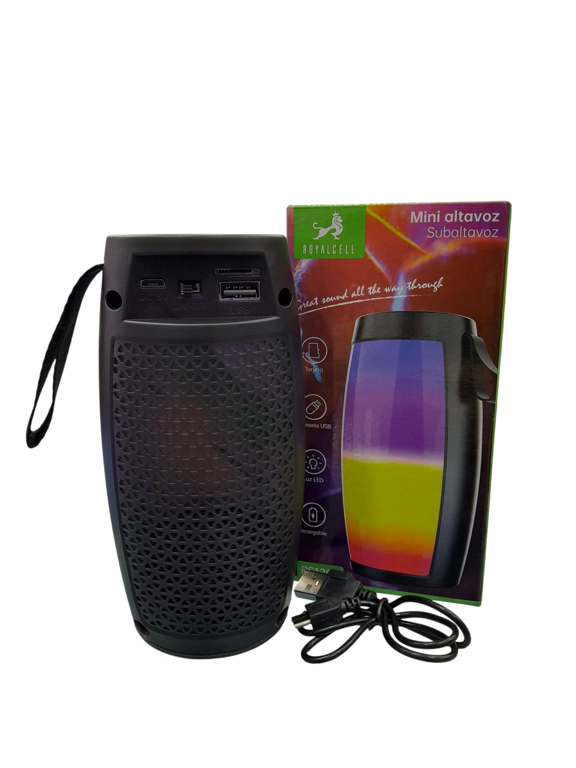 PARLANTE LUZ LED ROYALCELL