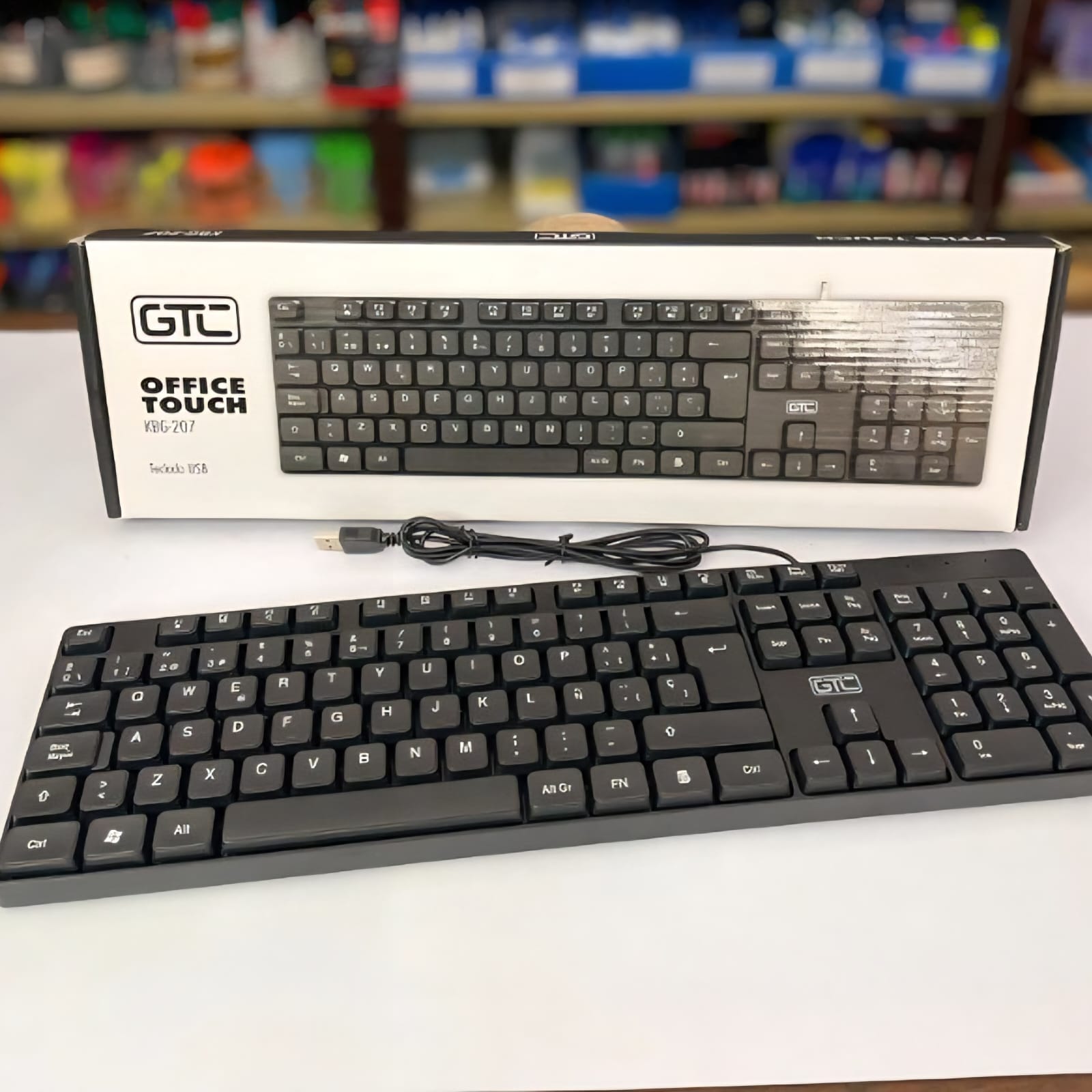 TECLADO GTC OFFICE TOUCH CON USB