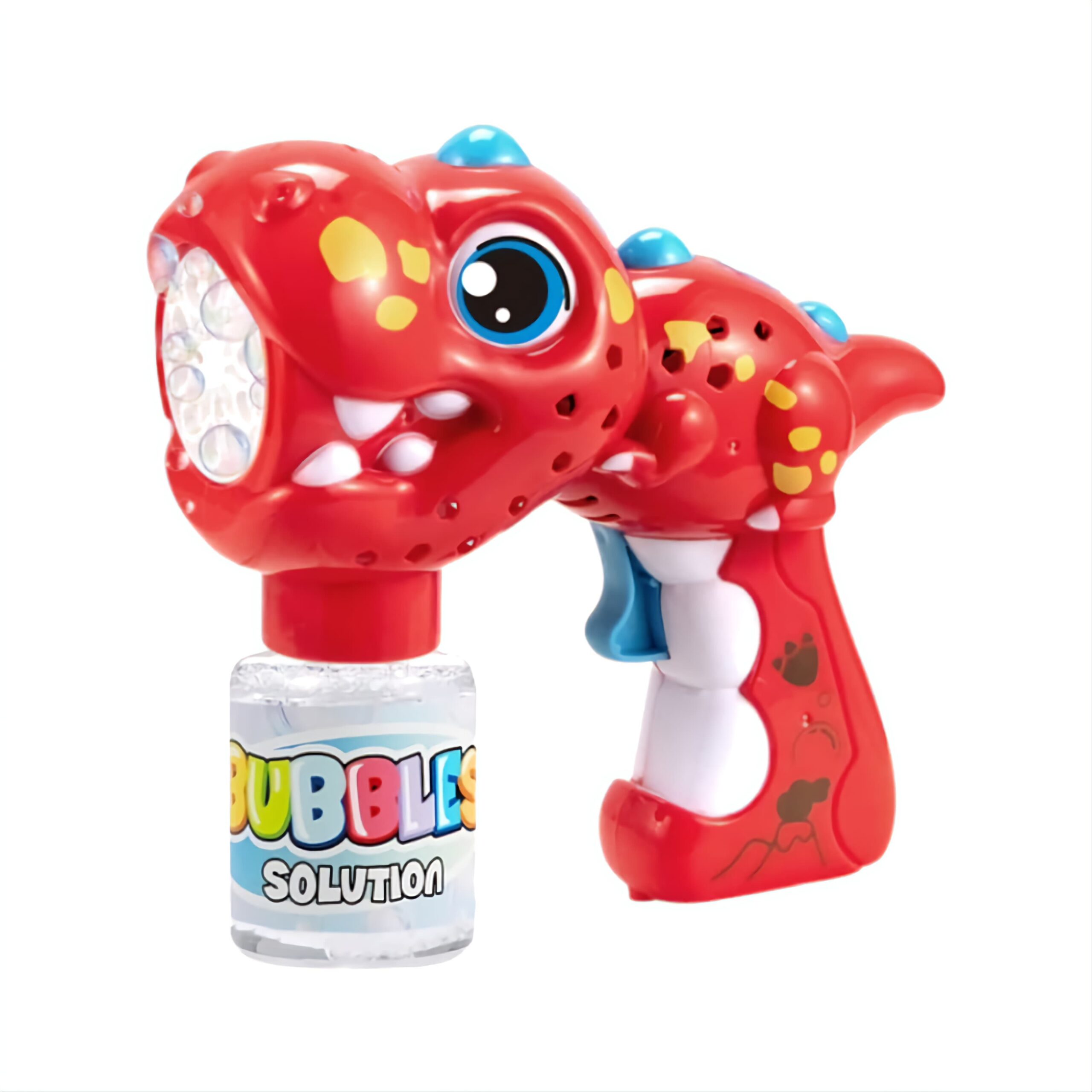 PISTOLA DE BURBUJAS DINOSAURIO