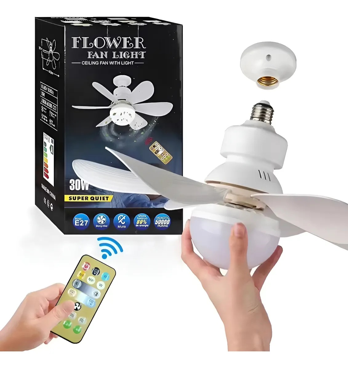 VENTILADOR LAMPARA FOCO