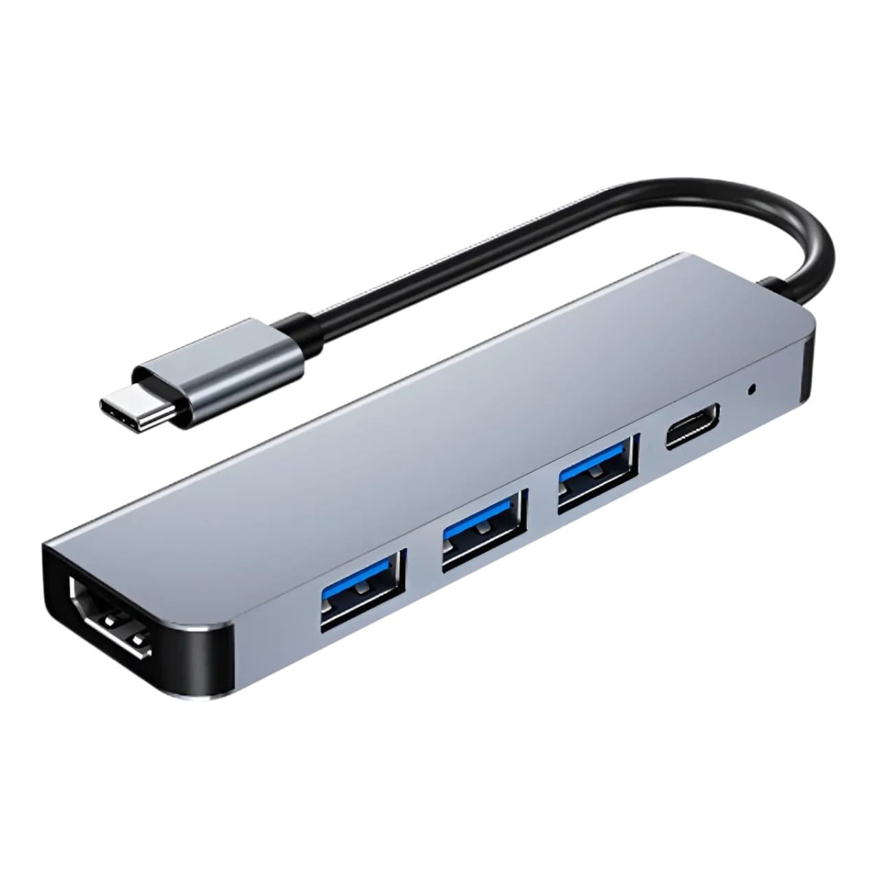 ADAPTADOR 5 EN 1 TIPO C GTC