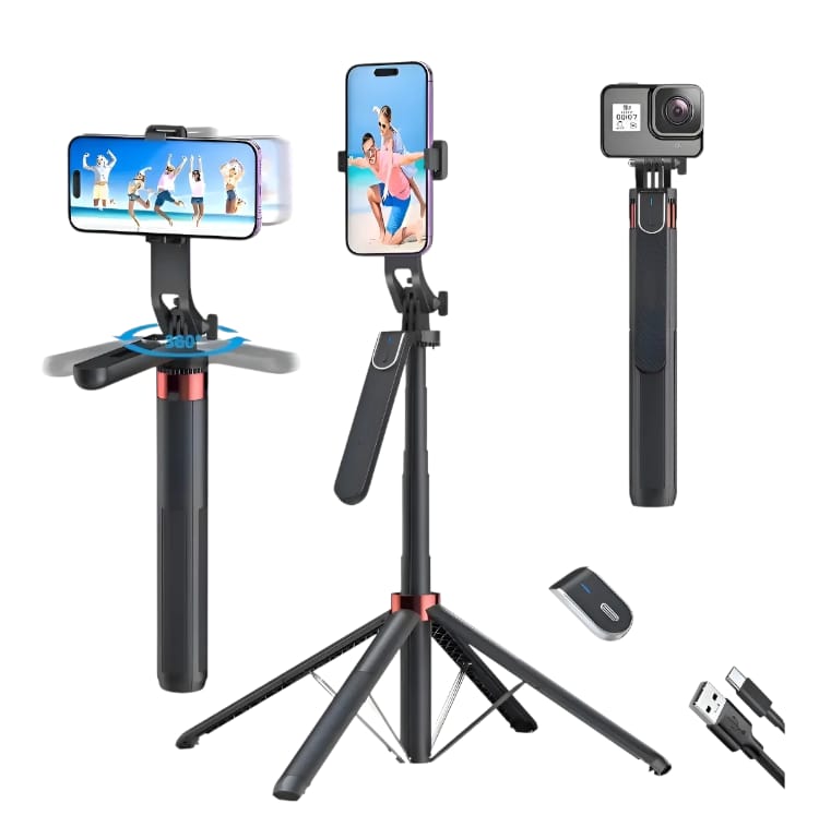 TRIPODE/PALO SELFIE C/ SENSOR DE MOVIMIENTO
