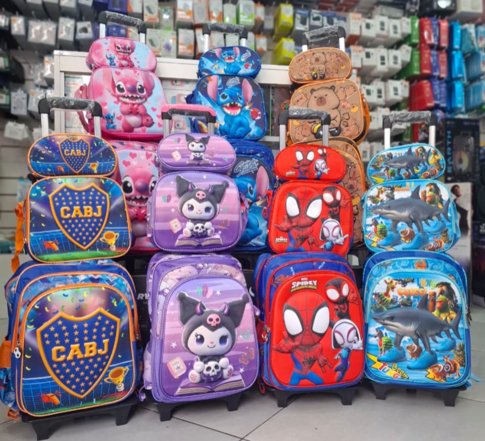 MOCHILAS 3 EN 1 CON CARRITO