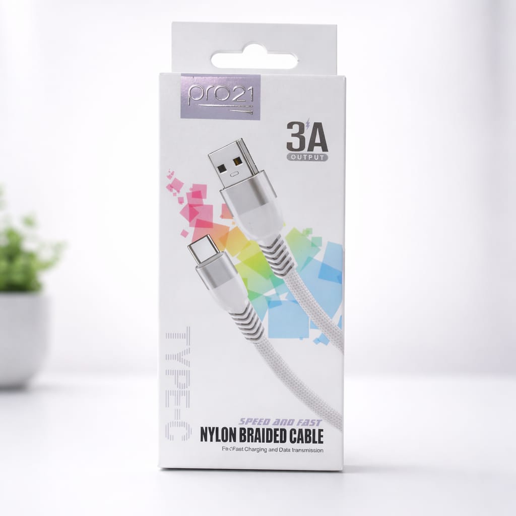 CABLE PRO21 TIPO C MALLADO 3A