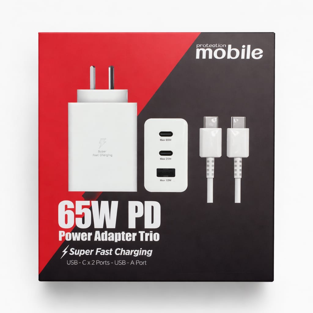 CARGADOR MOBILE 65W USB C