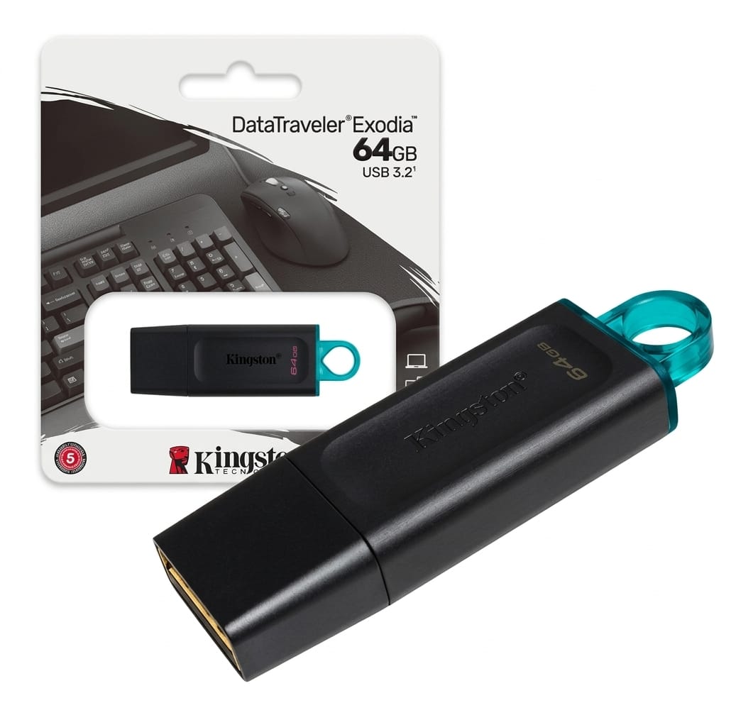 PENDRIVE KINGSTON 64GB
