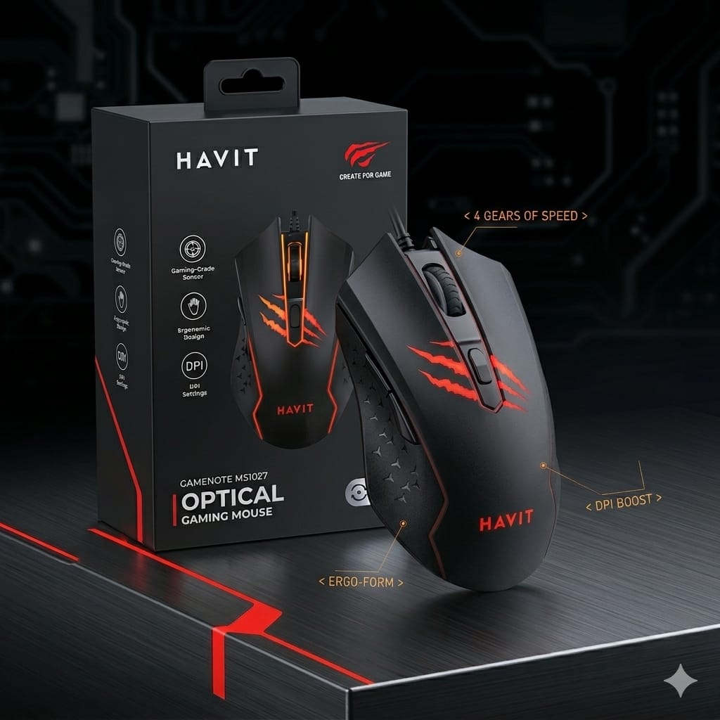 MOUSE GAMER HAVIT MS1027