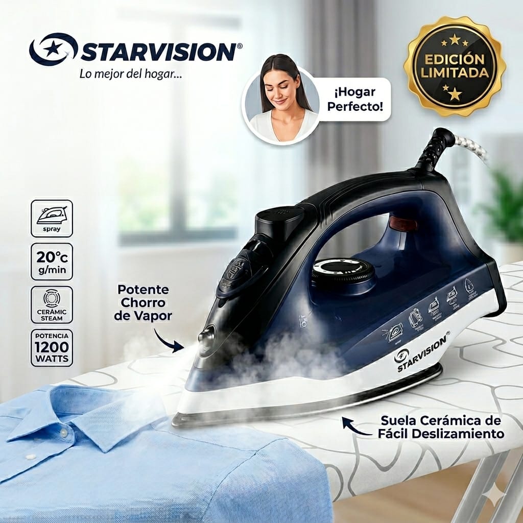 PLANCHA A VAPOR STARVISION