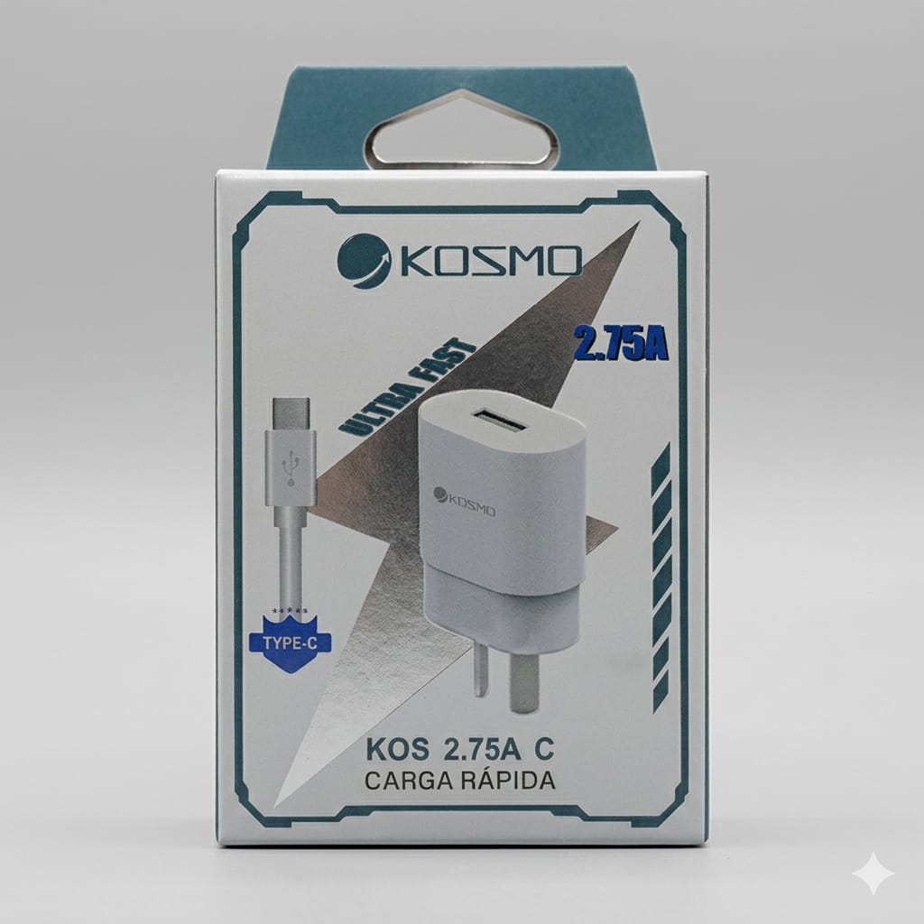 CARGADOR KOSMO TIPO C 2.75