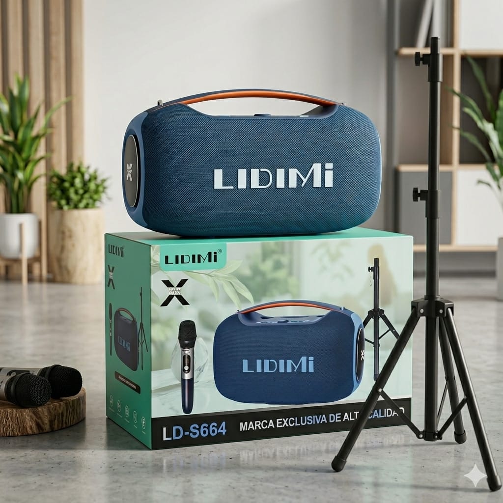 PARLANTE LIDIMI LD-S664 CON TRIPODE + MICROFONO