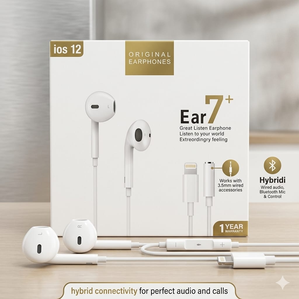 AURICULAR DE CABLE IPHONE EAR7