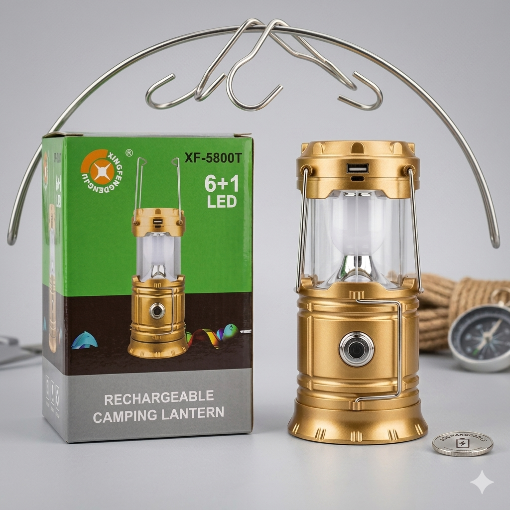LINTERNA DE CAMPING RECARGABLE