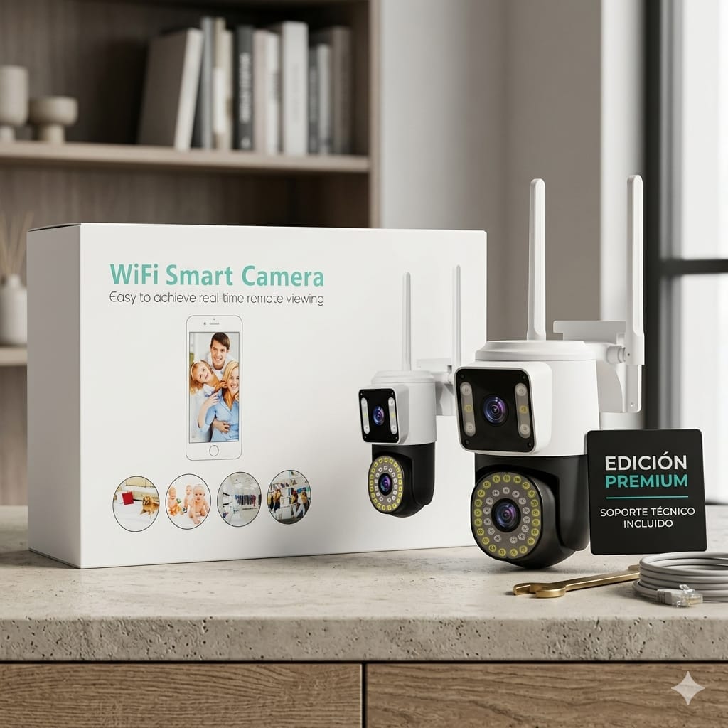 CAMARA WIFI SMART DOBLE LENTE