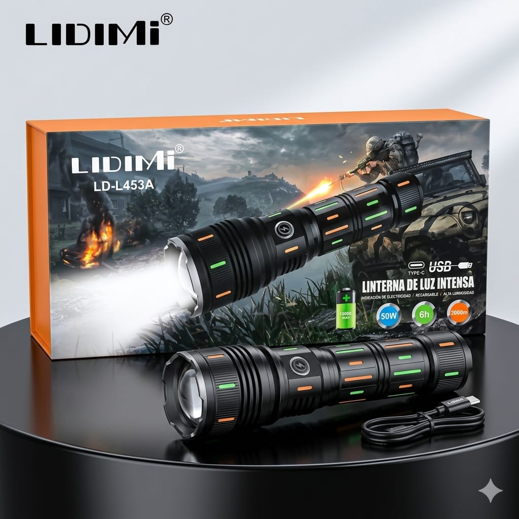 LINTERNA LIDIMI LD-L453A 50W