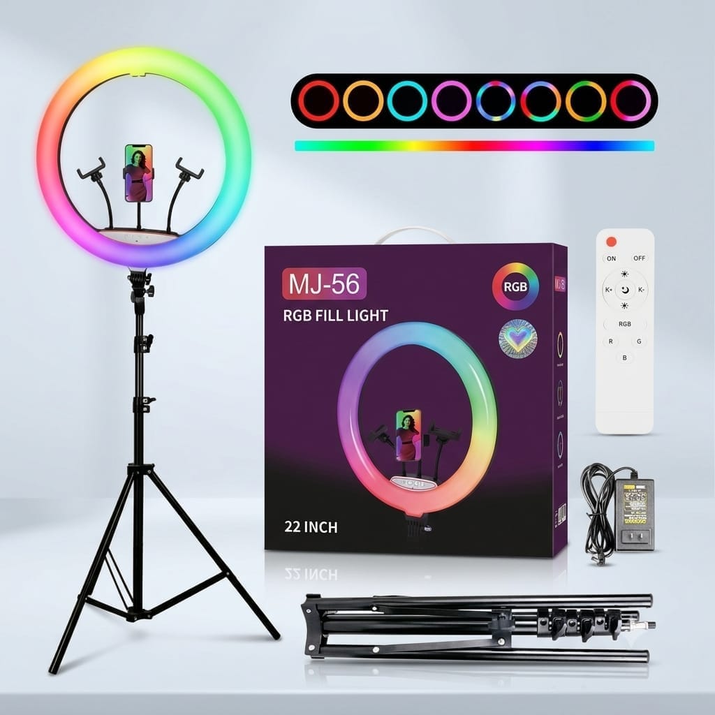 ARO DE LUZ LED DE 56″+ TRIPODE