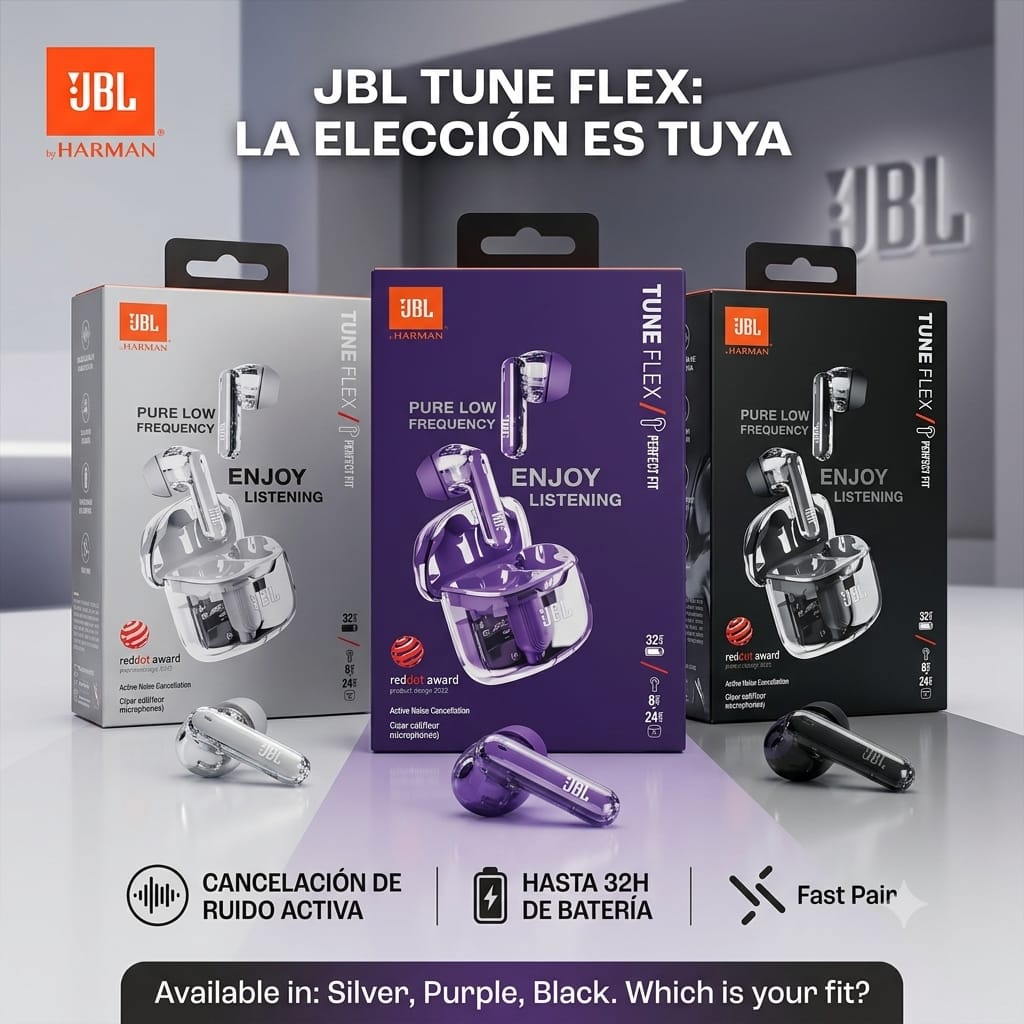 AURICULAR JBL TUNE FLEX