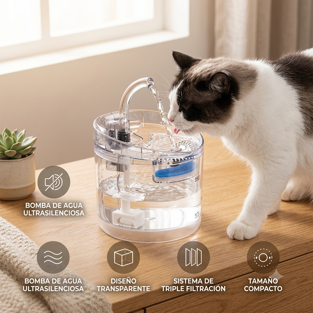 DISPENSER DE AGUA PARA MASCOTAS