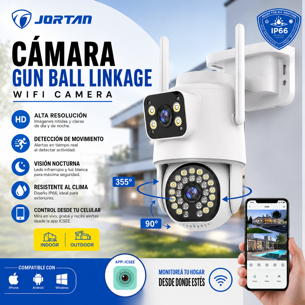 CAMARA JORTAN DOBLE LENTE