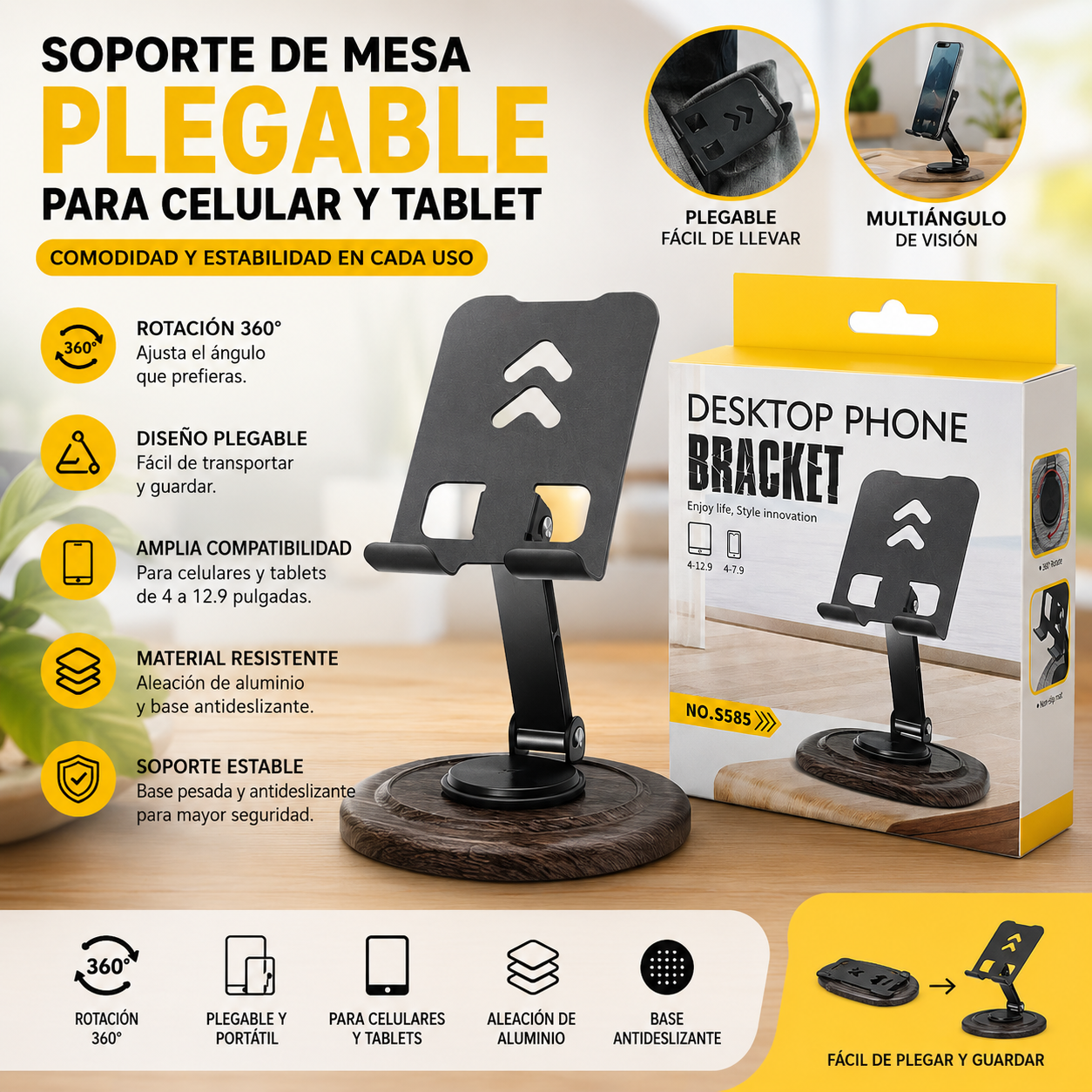 SOPORTE DE MESA BRACKET