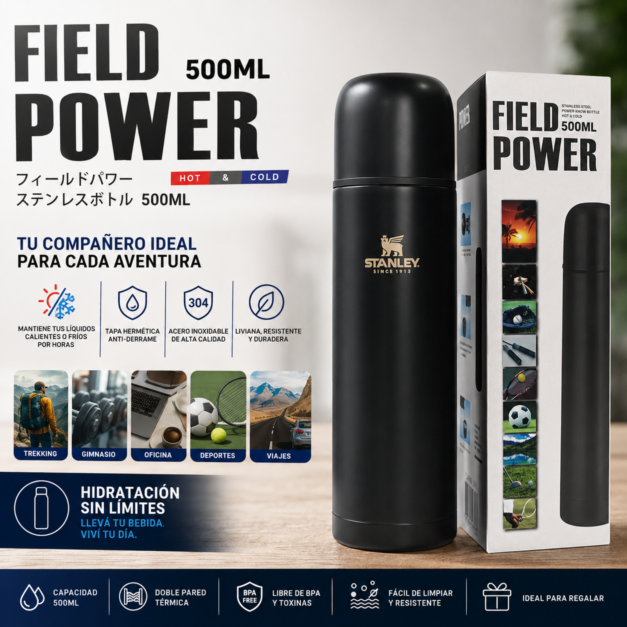 TERMO BALA STANLEY 500ML