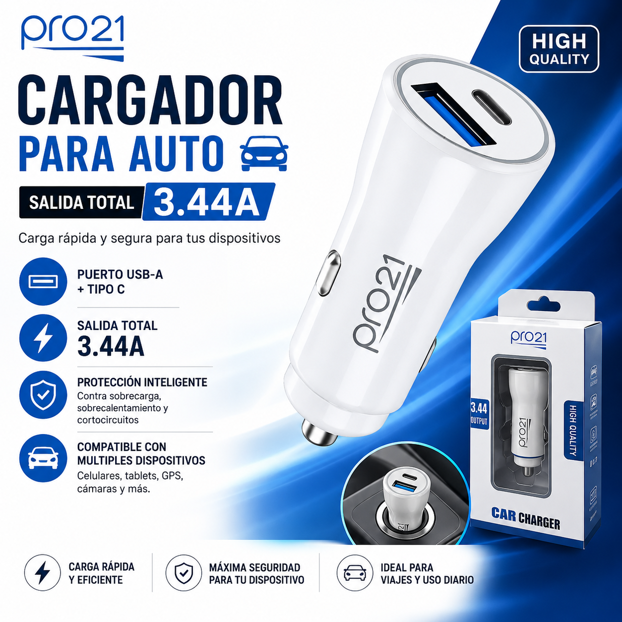 CABEZAL PARA AUTO 3.4 PRO21