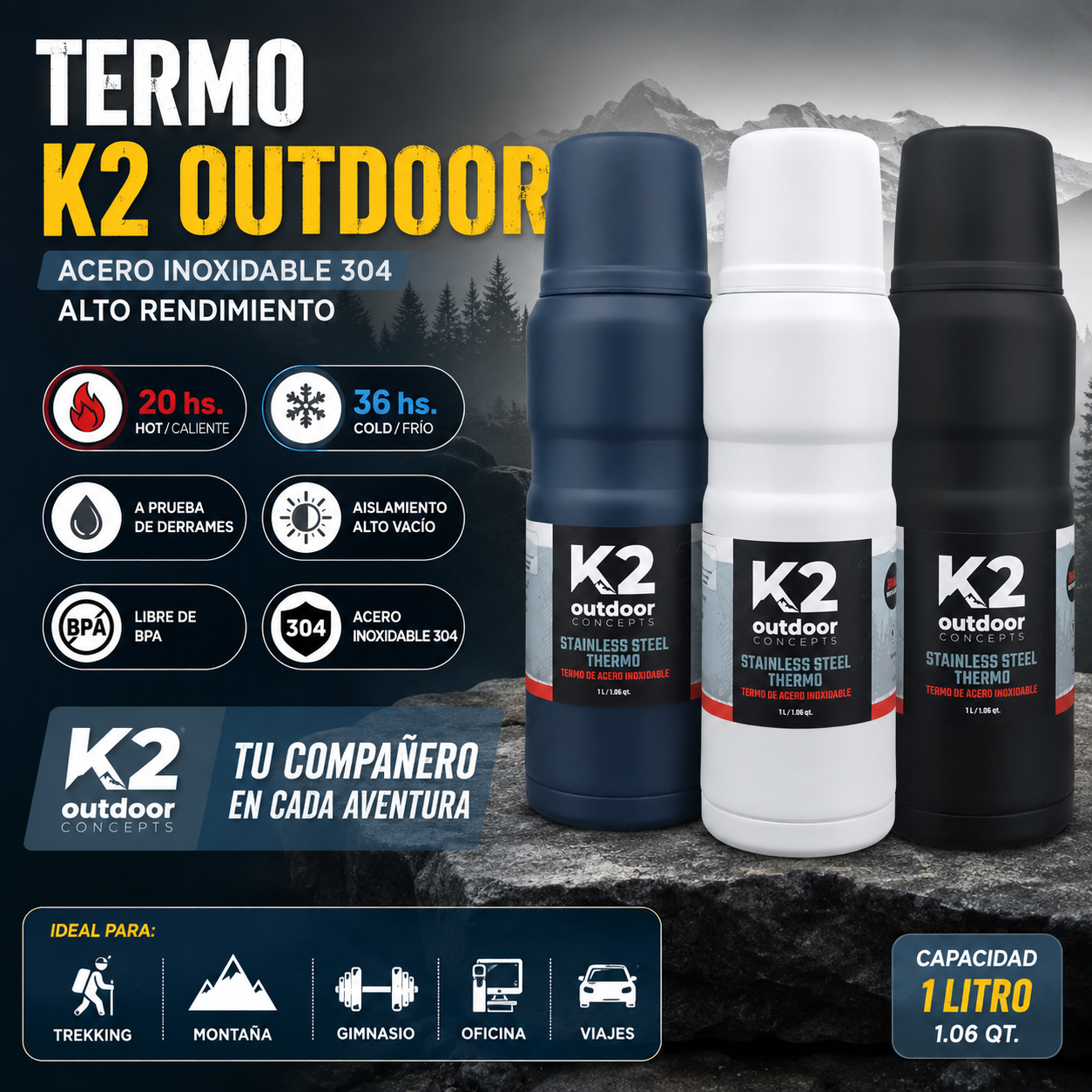 TERMO K2 1L