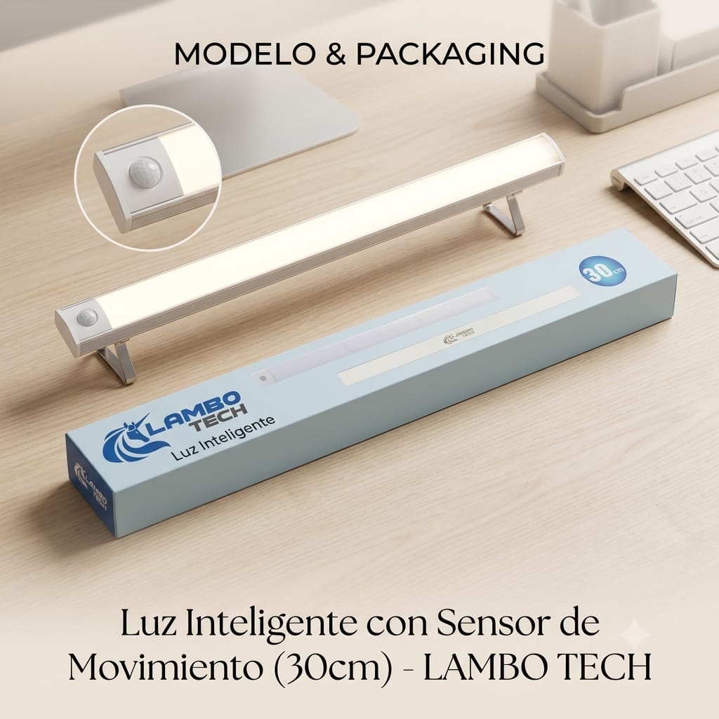 LUZ INTELIGENTE CON SENSOR LAMBOTECH