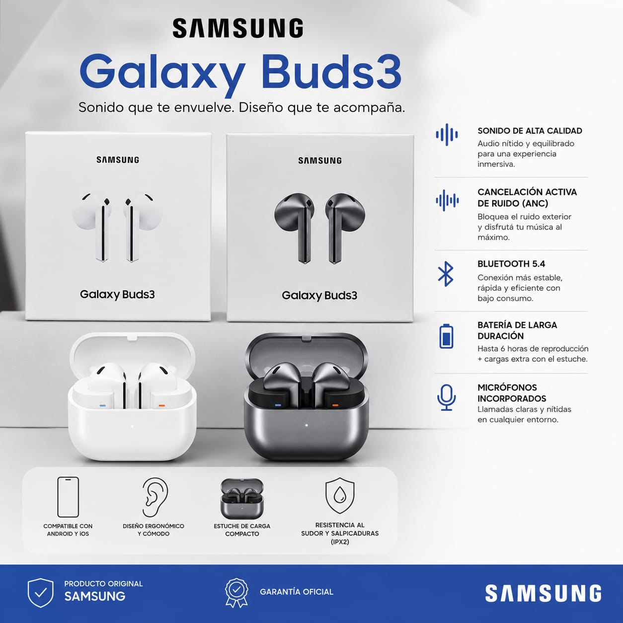 AURICULAR SAMSUNG BUDS3