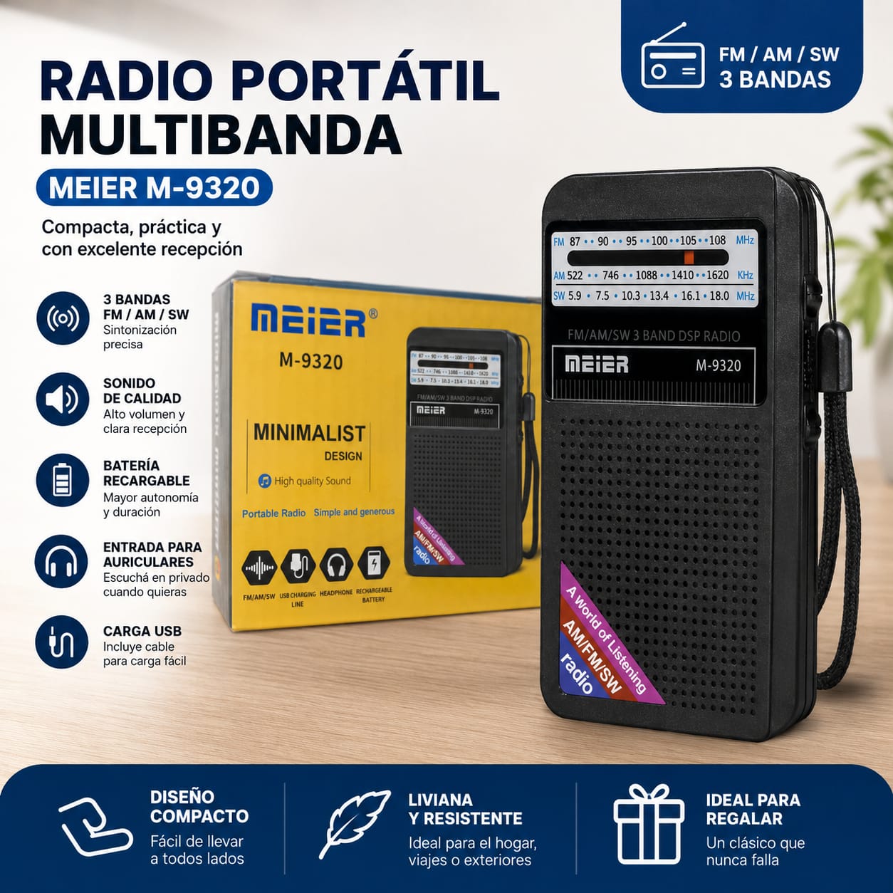 RADIO MEIER DE BOLSILLO M-9320