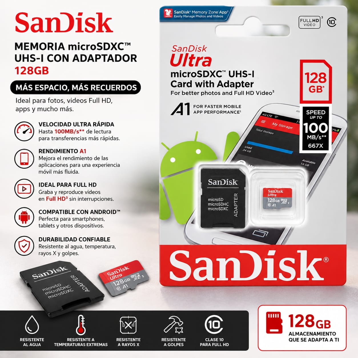 MEMORIA SANDISK 128GB