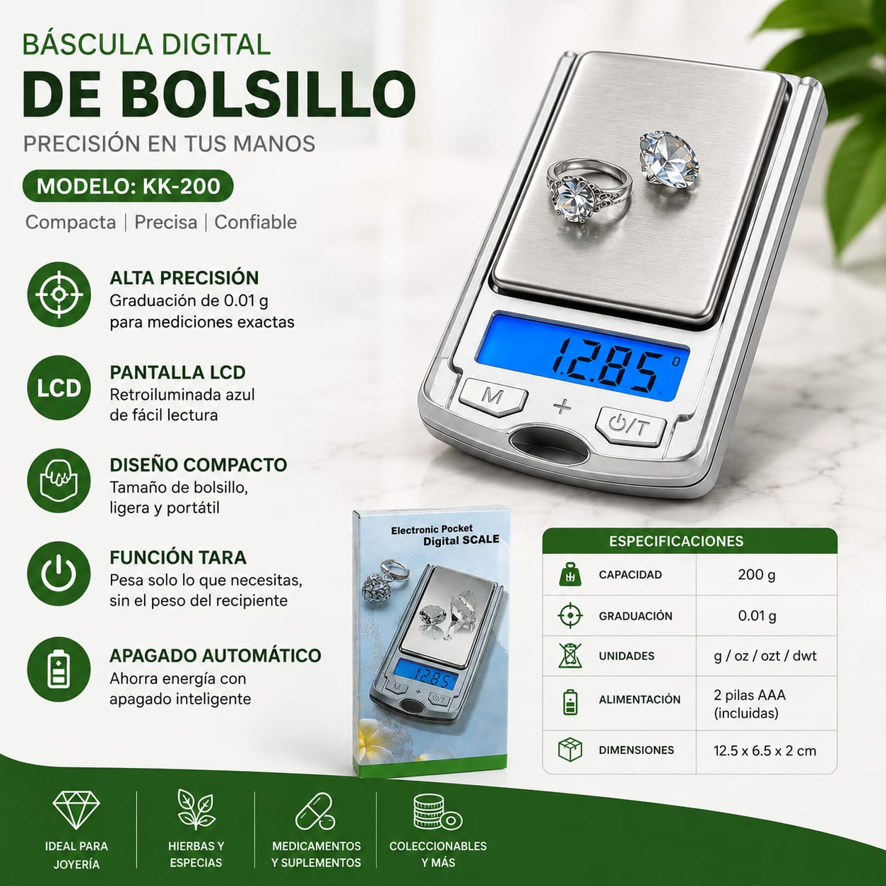 BALANZA GRAMERA DE BOLSILLO