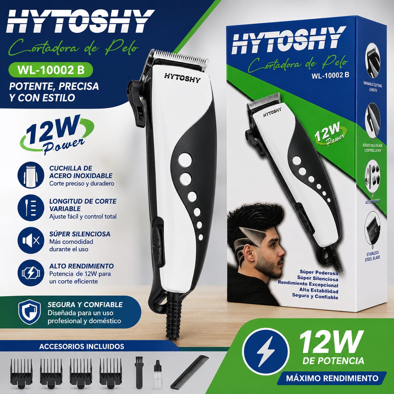CORTADORA DE PELO HYTOSHY WL-10002B