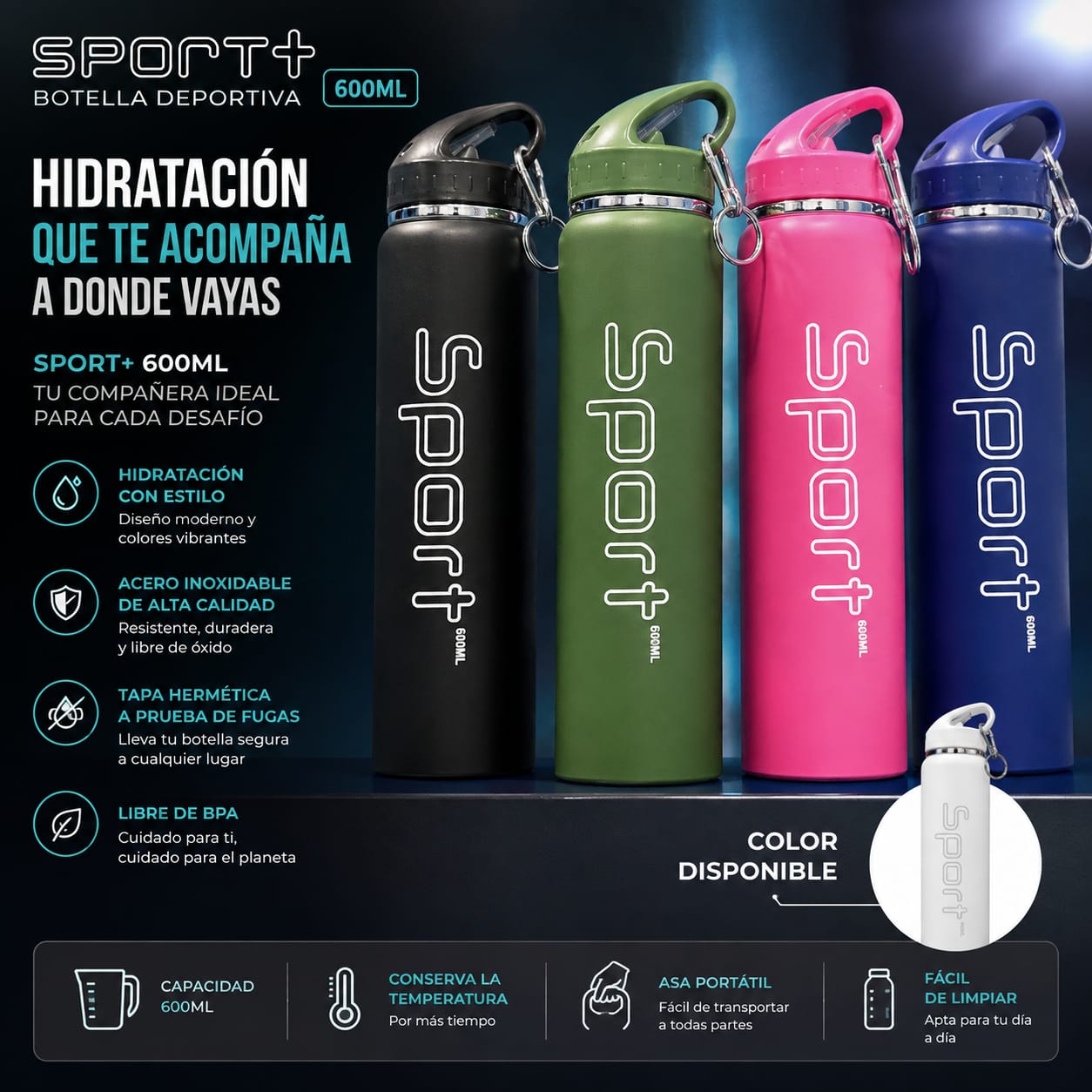 BOTELLA TERMICA SPORT 800ML