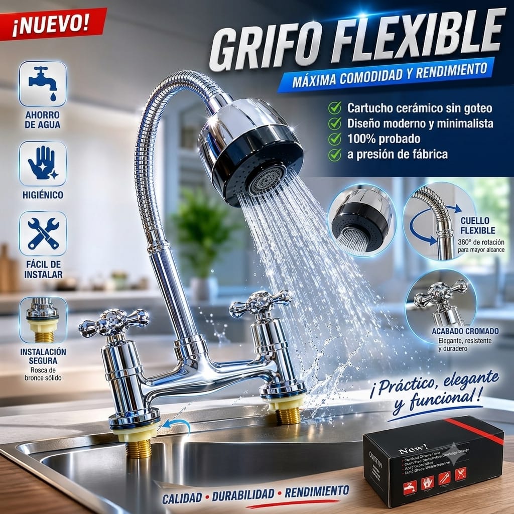 GRIFERIA MESADA FLEXIBLE