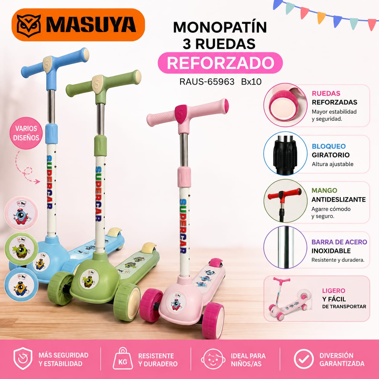 MONOPATIN INFANTIL MASUYA RAUS-65963