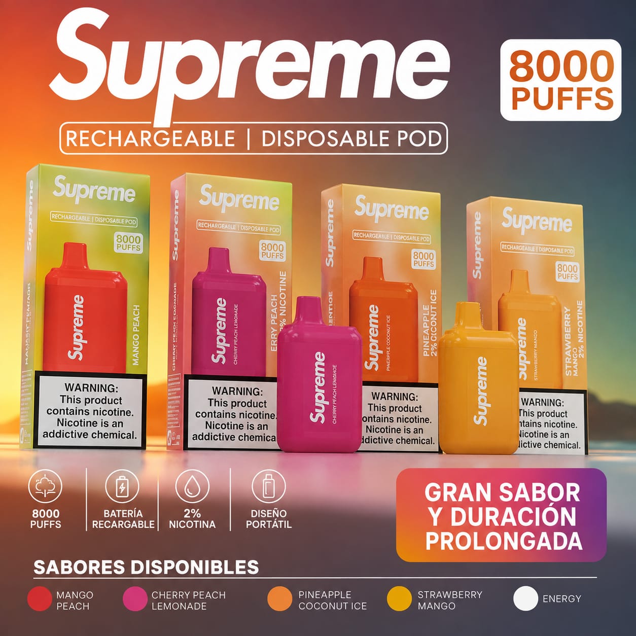 VAPER SUPREME 8000 PUFFS