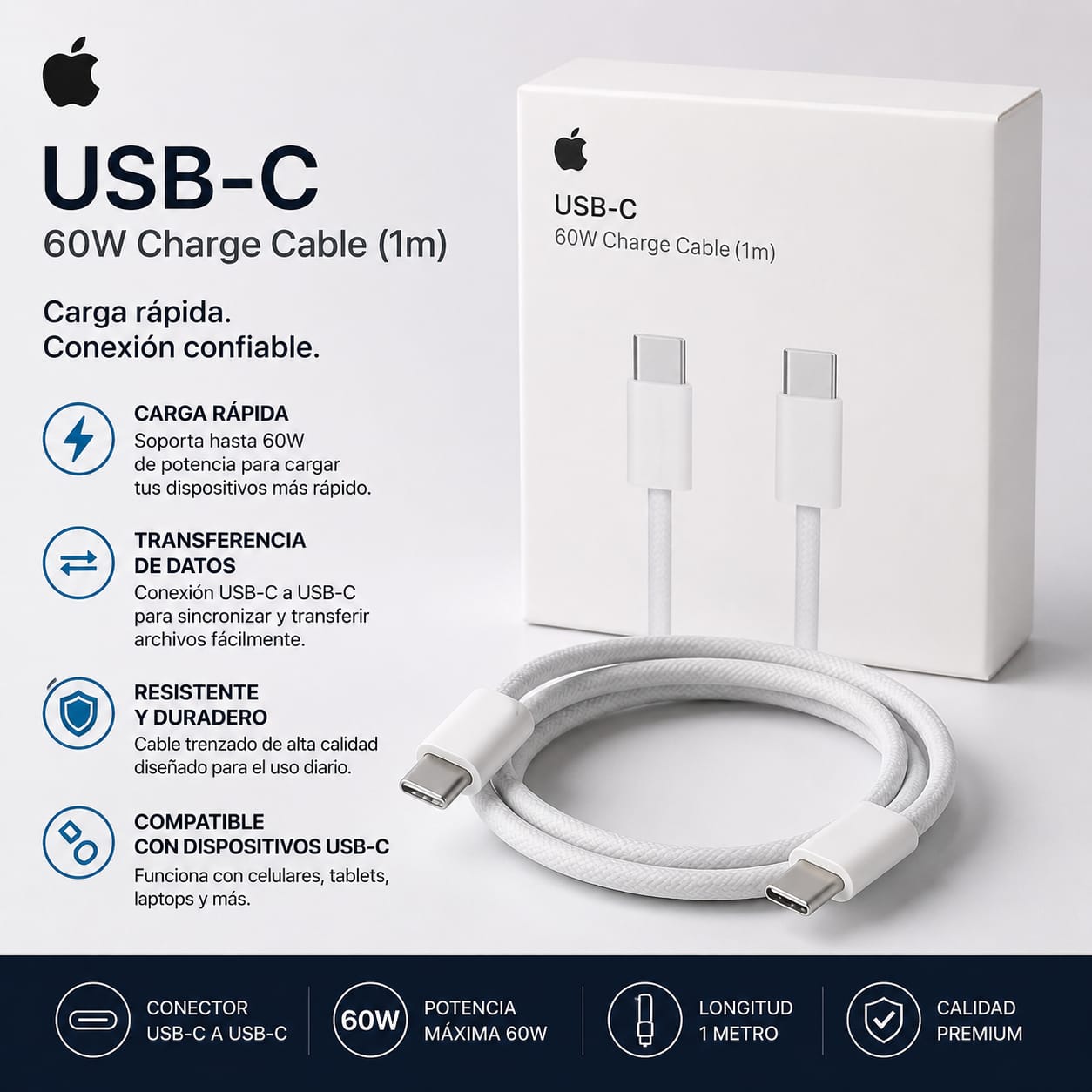 CABLE APPLE C A C 60W