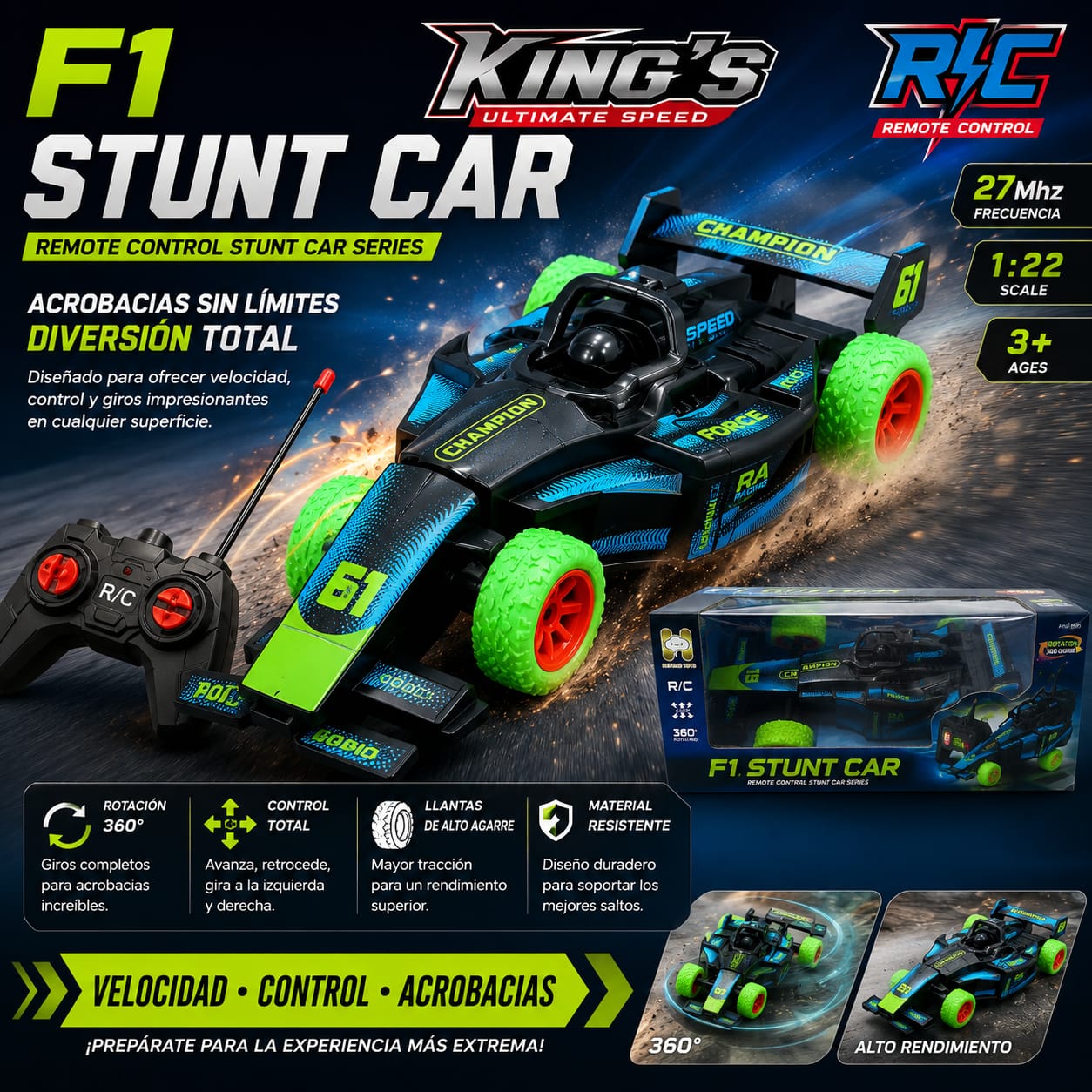 AUTO RECARGABLE DISEÑO F1 431A